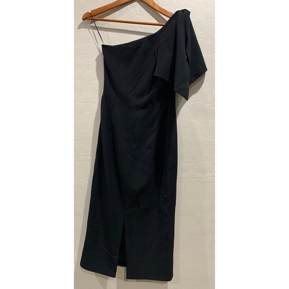 Dress The Population Tiffany 1 Shoulder Midi Dress Size Small - Picture 4 of 7